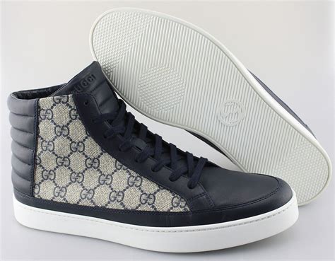 navy blue gucci shoes|navy blue gucci sneakers.